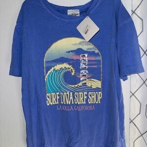 Blue Graphic T-Shirt